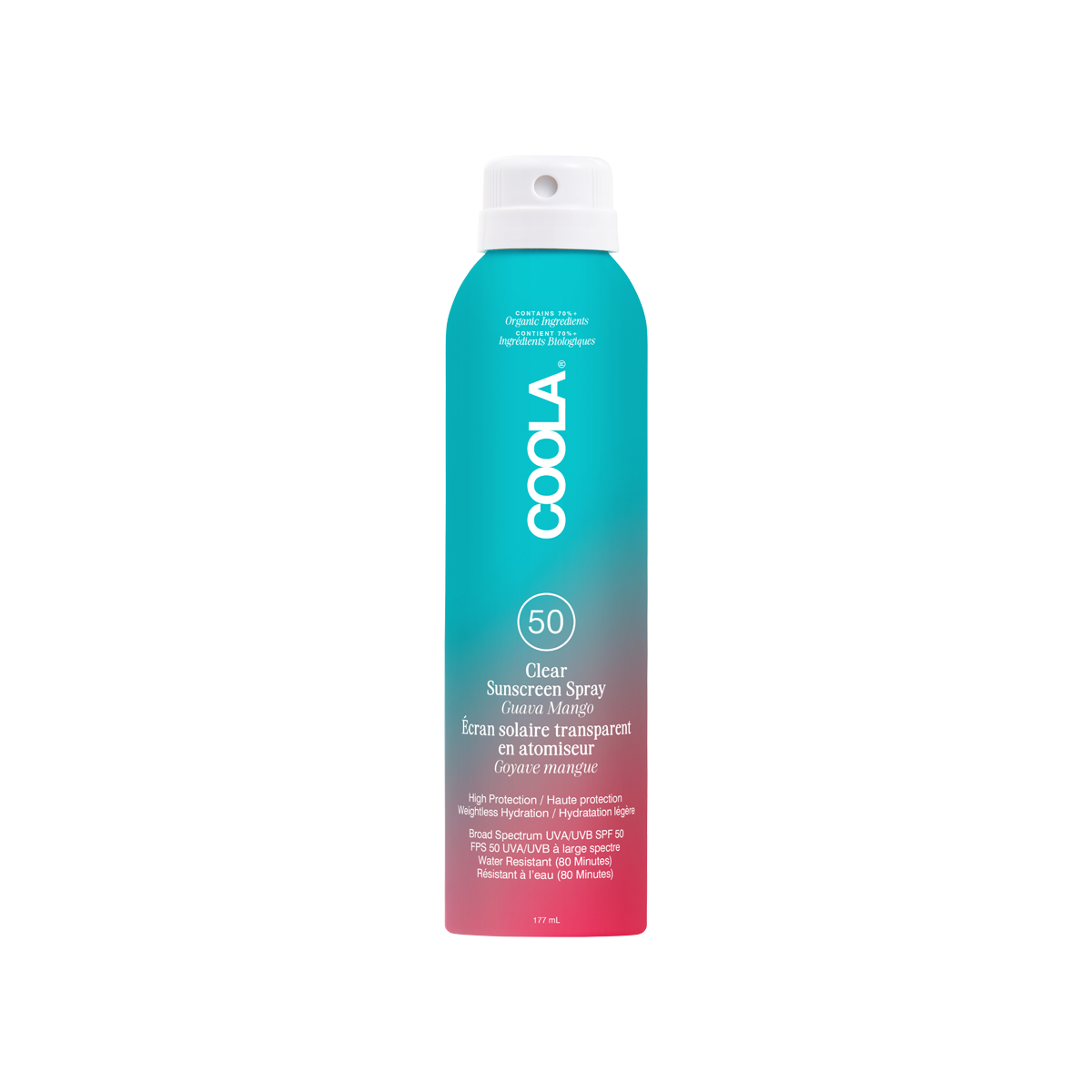 COOLA Suncare Classic Body Spray SPF 50 Guava Mango