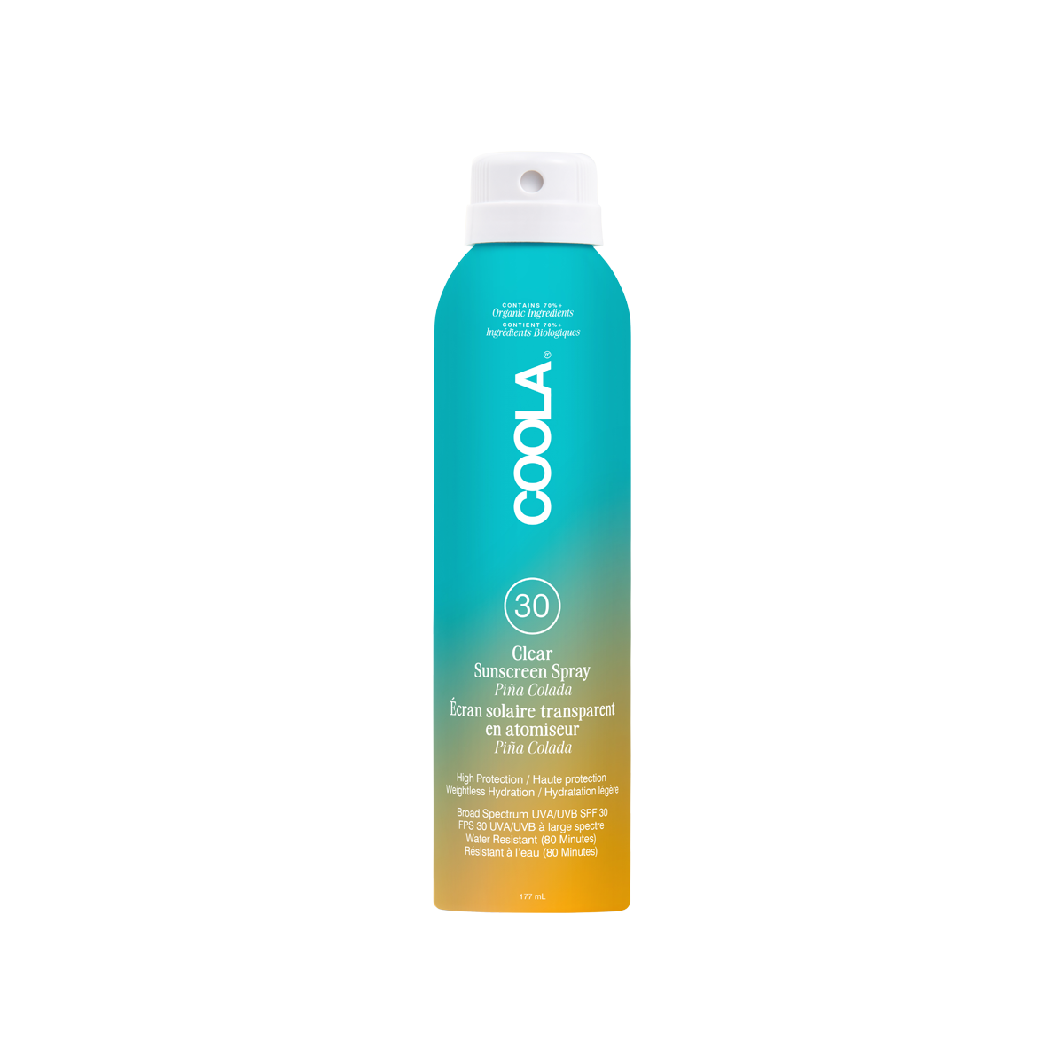 COOLA Suncare Classic Body Spray SPF 30 Pina Colada